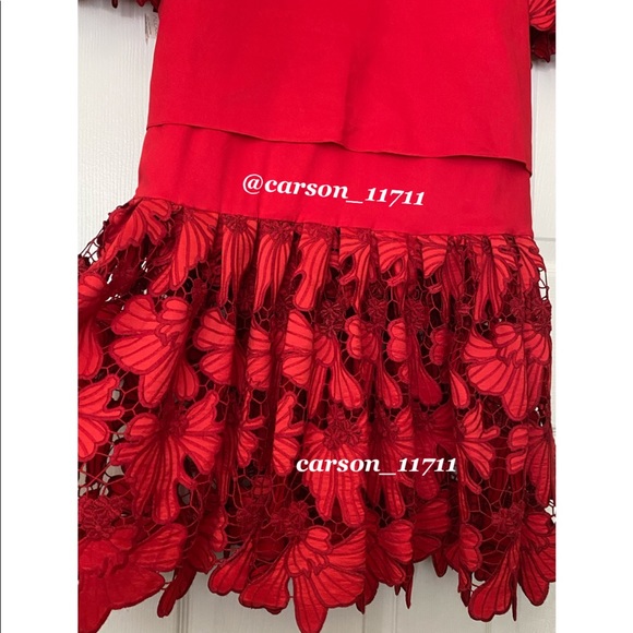 NWT Runway Alexis Defina Lace Tiered Dress S - Picture 12 of 13